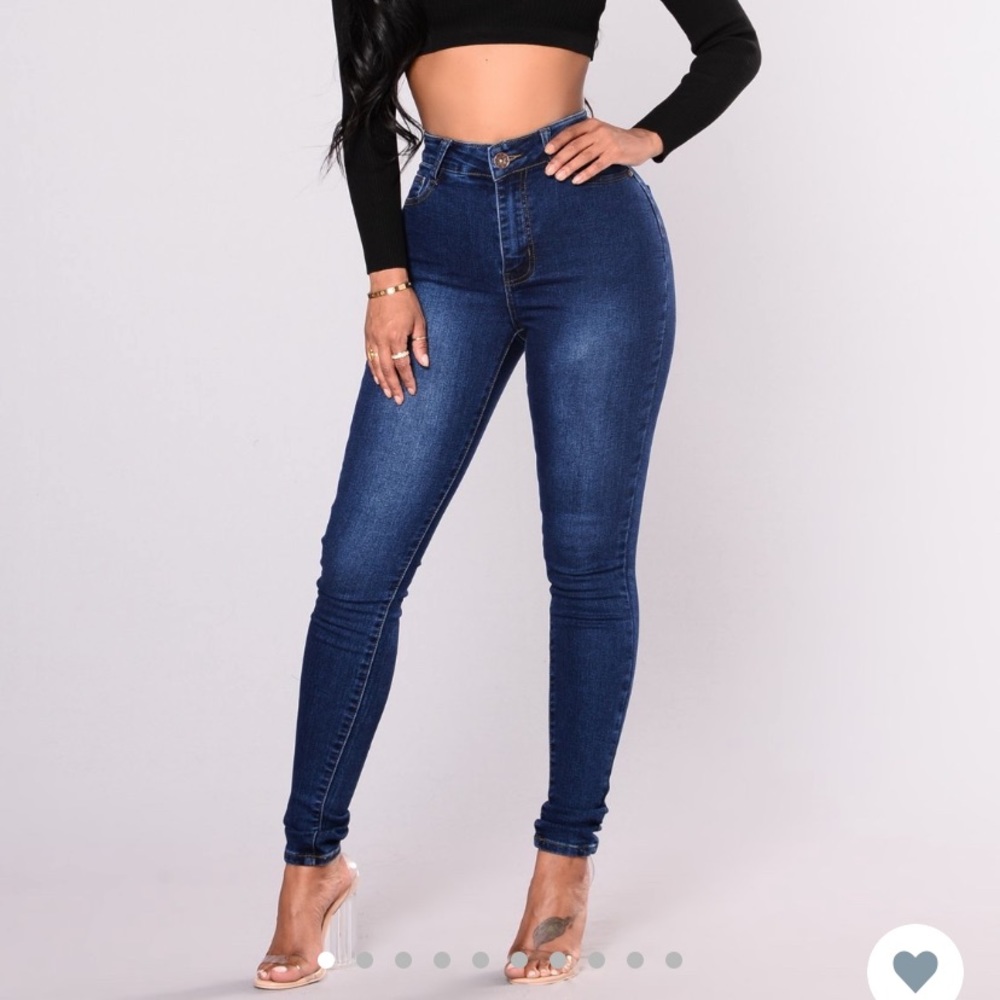 FASHION NOVA Dark Denim Jeans